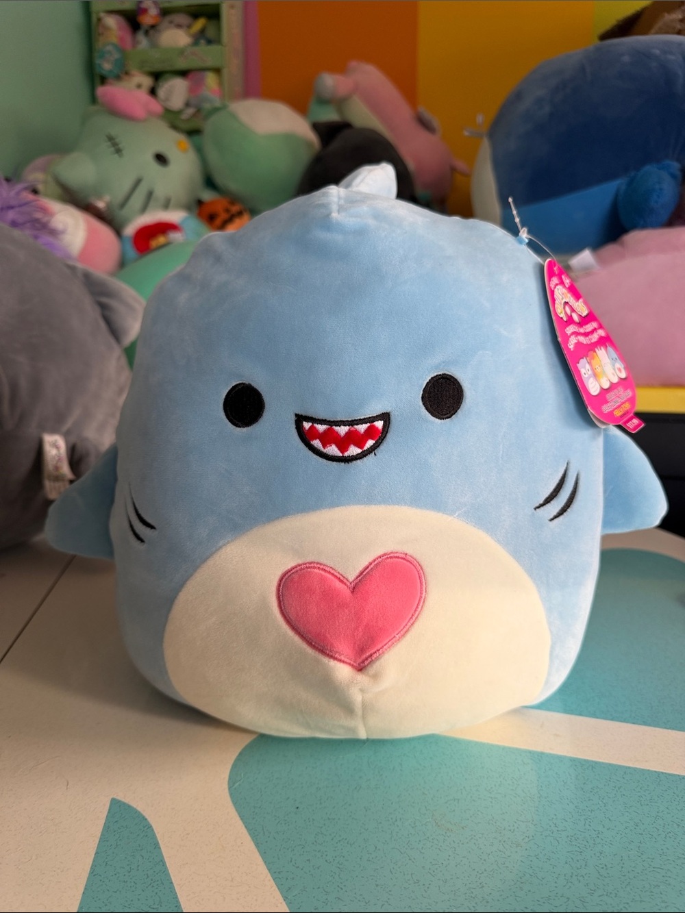 Rey 12” Shark Squishmallow - NWT - Valentines Edition
